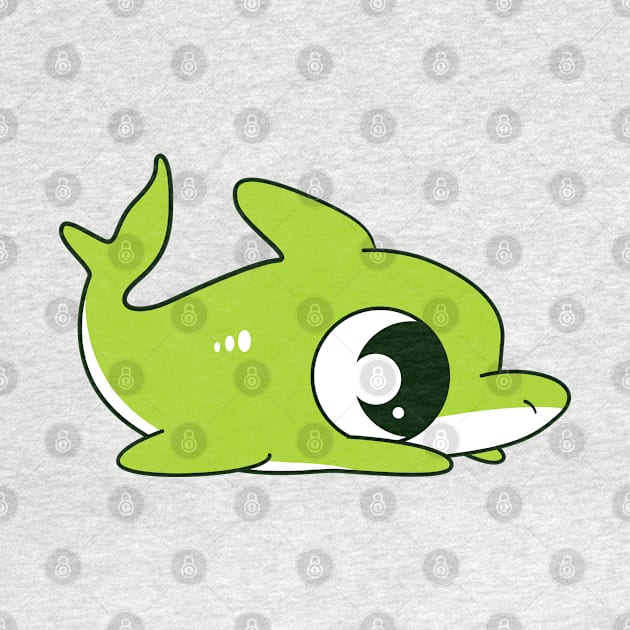 Yellow Green Baby Shark by JonWKhoo